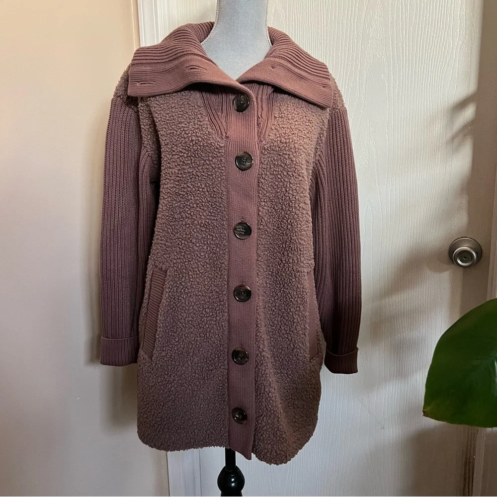 Varley Elliot Sherpa Button Down Jacket